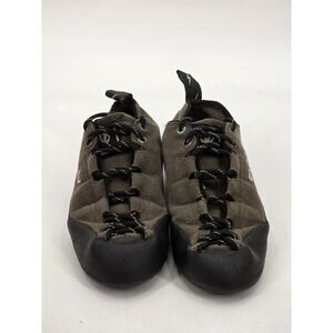 Evolv Climbing Shoes Lace Up Men's Size EU 37.5 US 5.5‎ Black/Gray